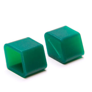 TV AZ Schutzkappe eckig grün – für Bügelgehänge