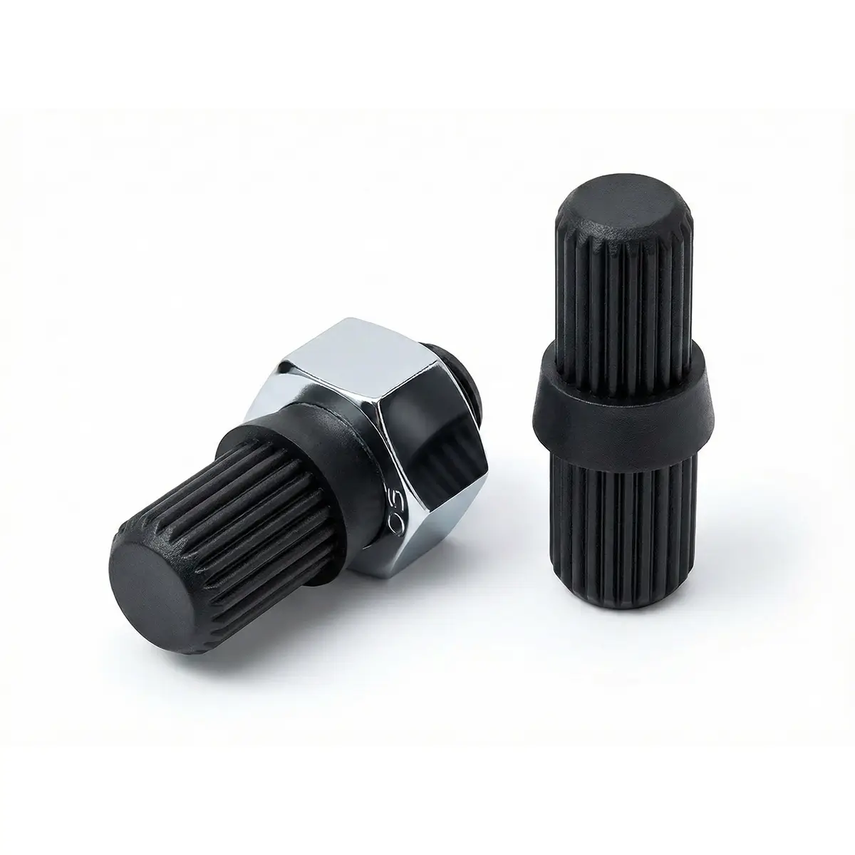 DPR 315°C – Doppelstopfen zylindrisch mit Kante und Rillen