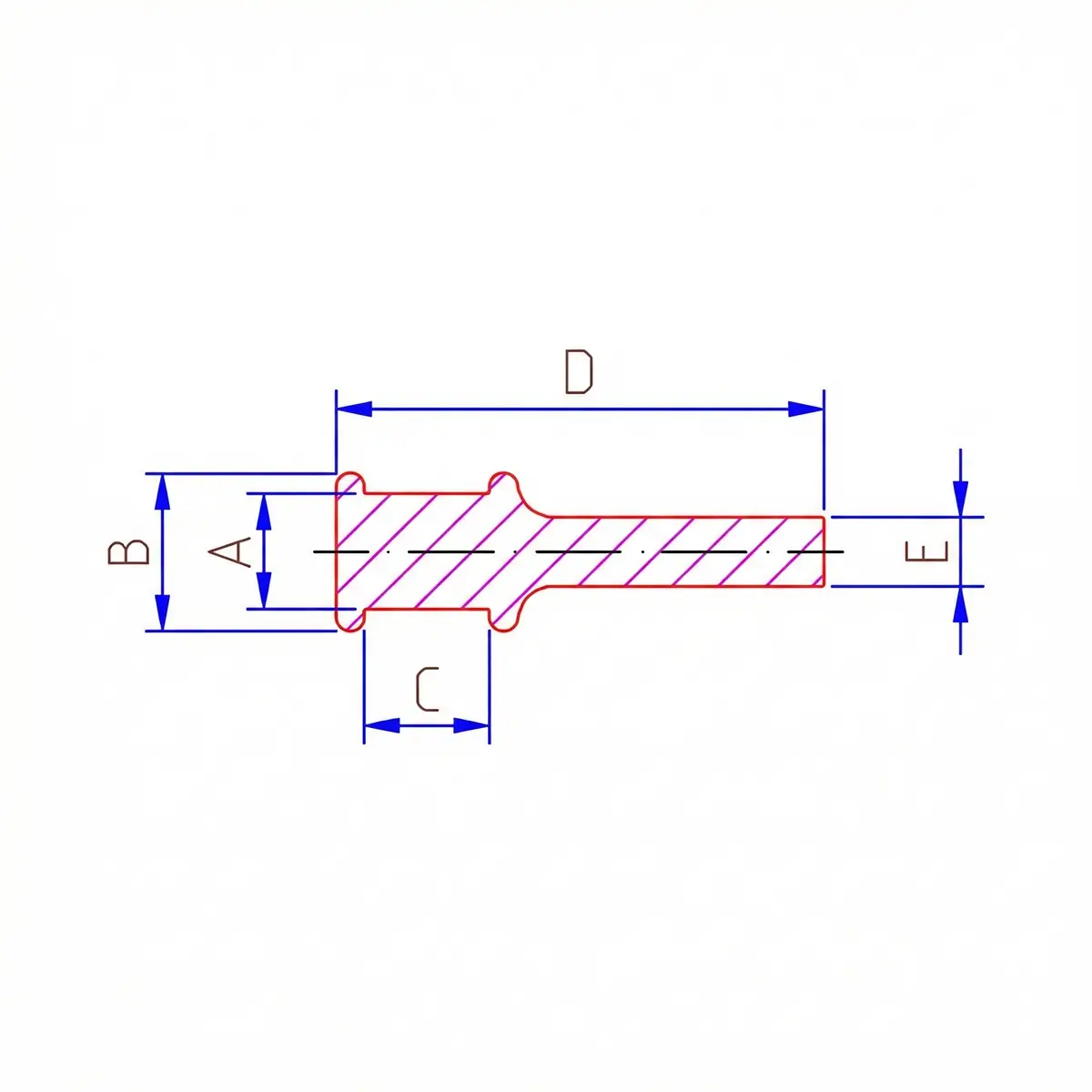 DZSTK 315°C – Durchziehstopfen mit beidseitiger Kante – Bild 2