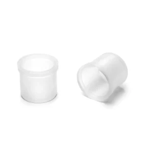 KMK 270 °C Kappen mit Kragen, geschlossenes Kopfende (transparent)