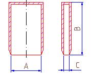 SCHFF-K Schutzkappen für Flachstecker – Enden konisch – 315 °C – Bild 2