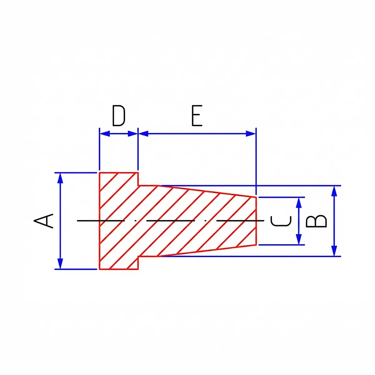 KOSK – Konische Stopfen mit Kragen (bis 315°C) – Bild 2