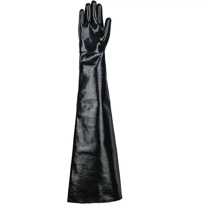 Arbeitsschutz Neopren Sandstrahlhandschuh "Neo-Grip", rechts, 82 cm